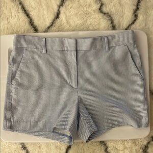 LOFT - The Riviera Short. Blue & White  Striped Women's Shorts